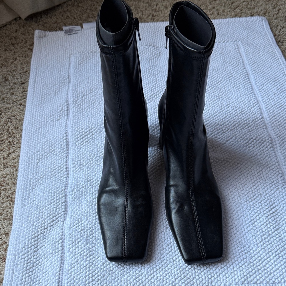 New Oak + Fort Square Toe Ankle Boot 8